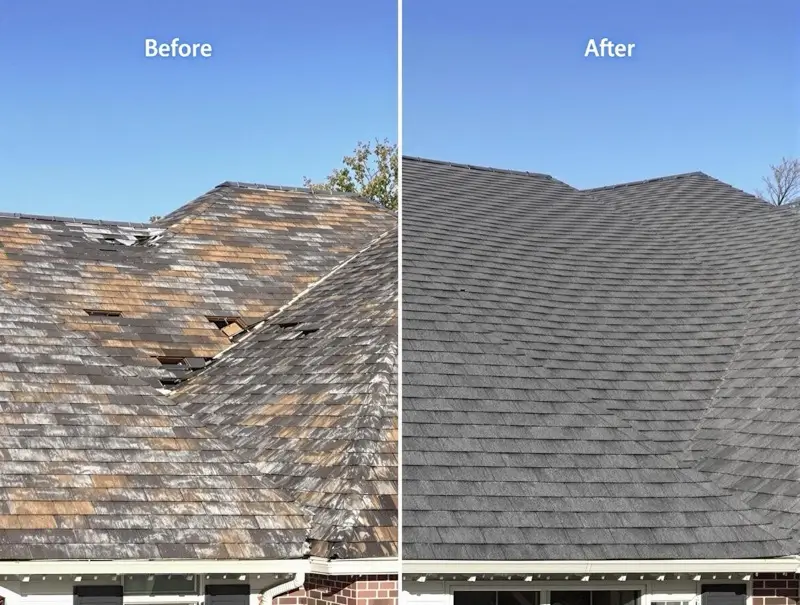 First roof transformation in Cherry Creek